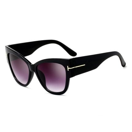 New Women Fashion BIG Cat Eye Sunglasses Ladies Luxury Brand Trending T shaped personality sunglasses UV400